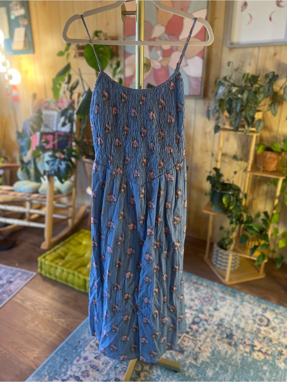 American Eagle AE Bella Midi Floral Dress - Picture 6 of 10